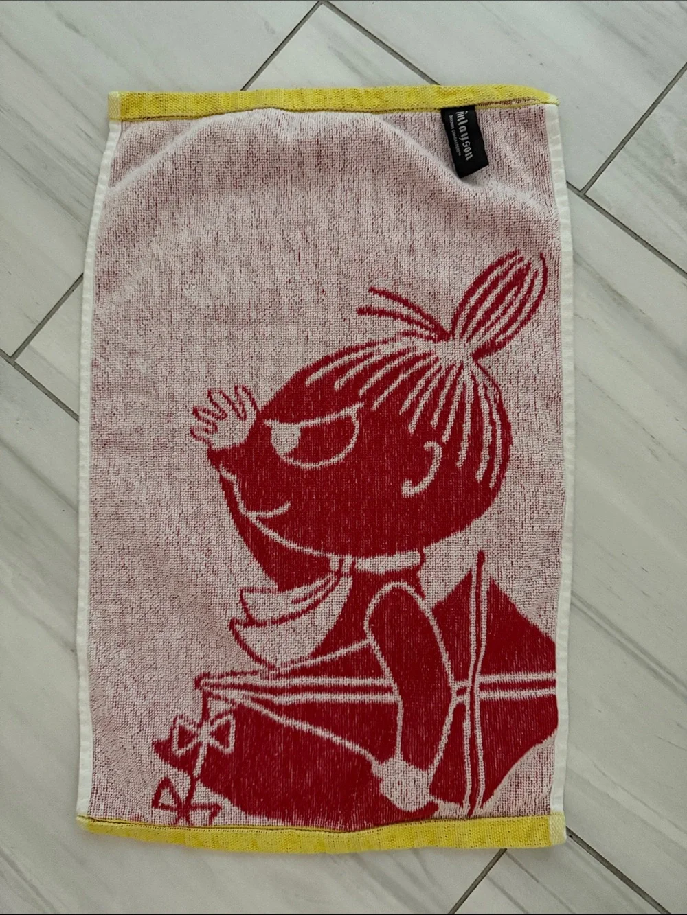 Moomin Finlayson Hand Towel with Moomin Character Little My